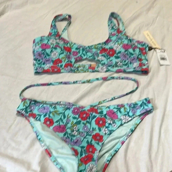 Nanette Lepore 2pc Cait Bikini Set size 12 NWT - Picture 3 of 6